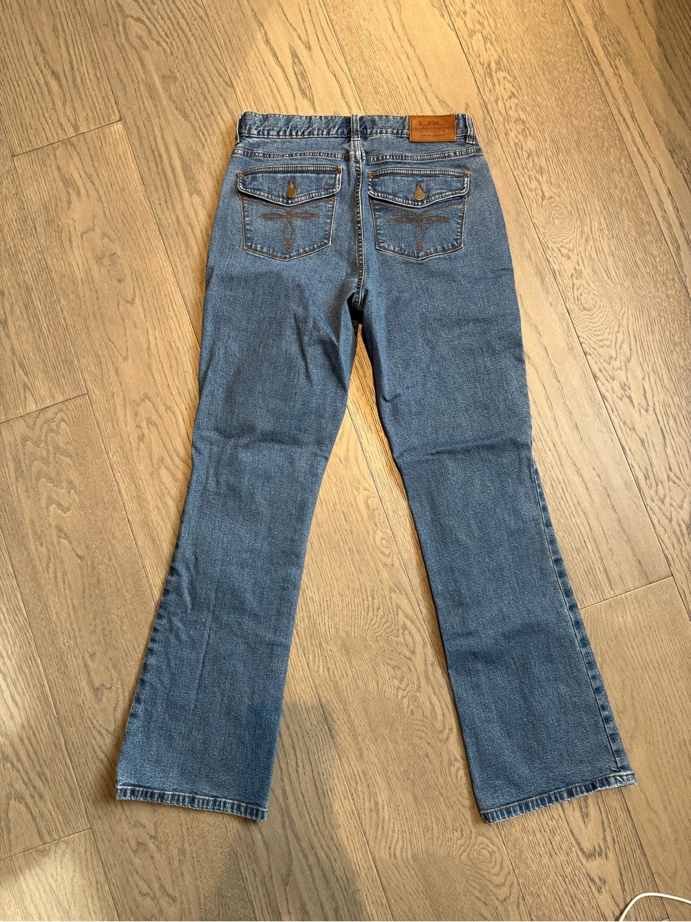 Ralph Lauren Women's Blue Flare Jeans - size 27